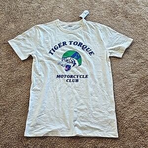 J Crew Boys Tiger Motorcycle Club Graphic T Shirt XL